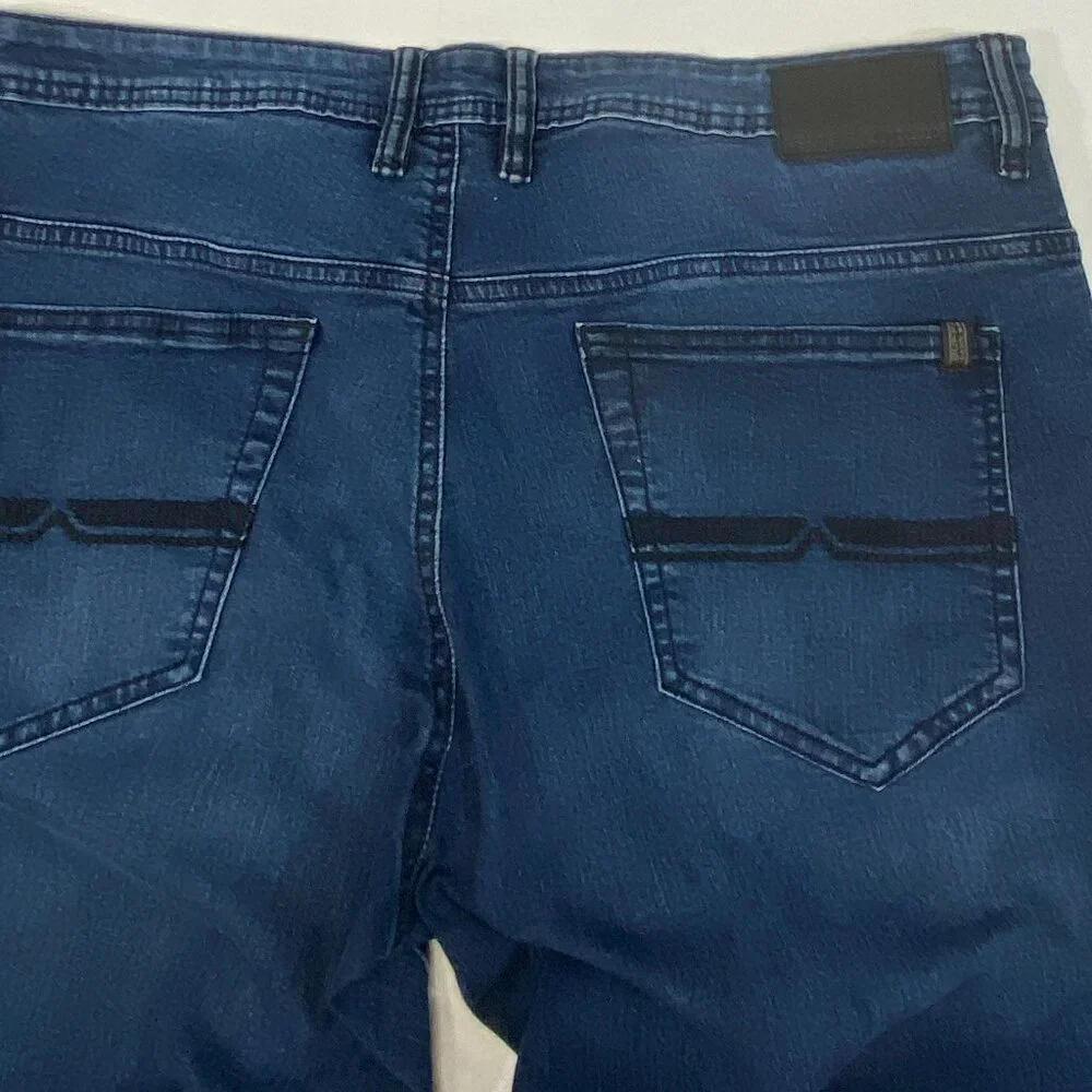 Buffalo David Bitton Axel Super Soft Stretch Slim Denim Jeans Faded Blue 38